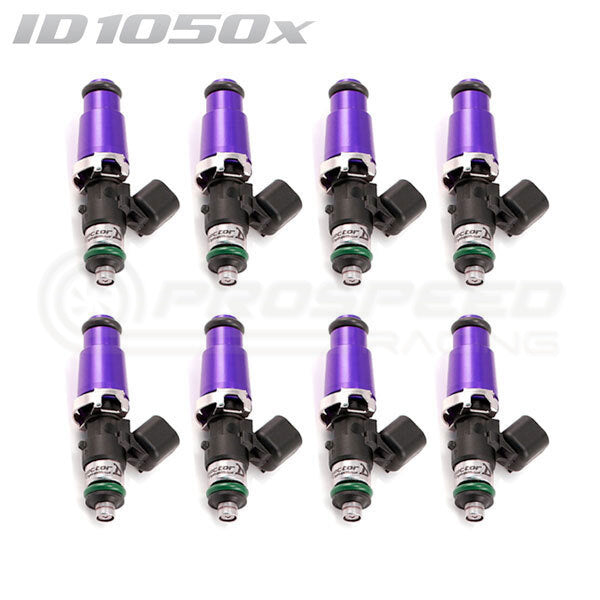 Injector Dynamics ID1050-XDS Direct Fit Injectors Set of 8 w/Potted 4" Wires
