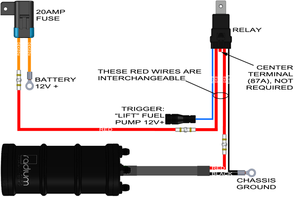 Radium DIY Fuel Pump Hard Wiring Kit image 2