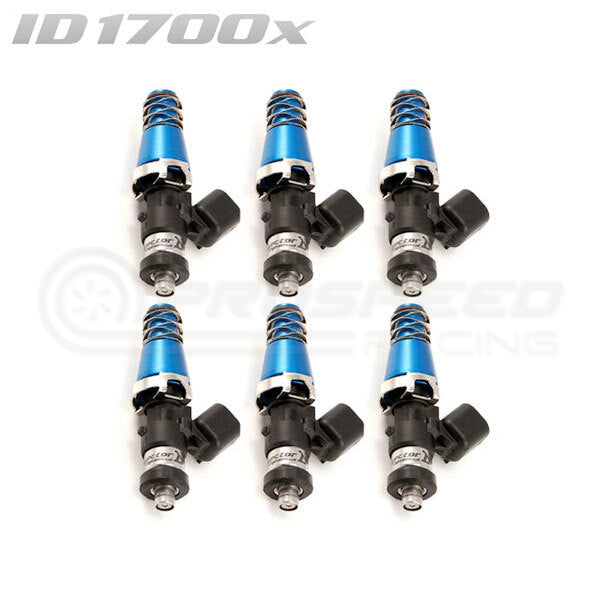 Injector Dynamics ID1750-XDS Direct Fit Injectors Set of 6 - Nissan Skyline R32/R33/R34/Toyota Supra 2JZ-GE/7M-GTE (w/11mm Top O-Ring)
