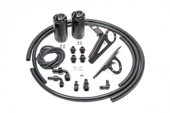 Radium Engineering Dual Catch Can Kit LH Drive Only Fluid Lock image 1