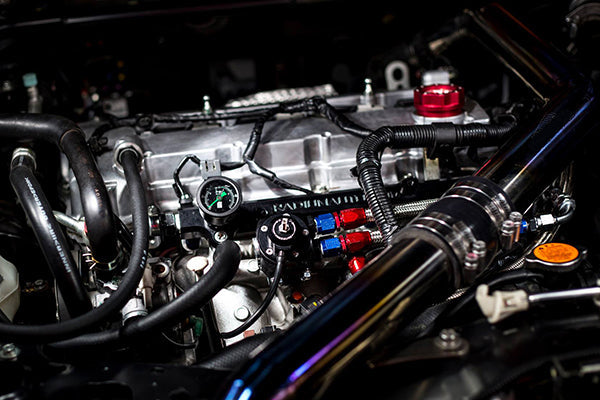 Radium Black Fuel Rail Only - Mitsubishi Evo X image 2