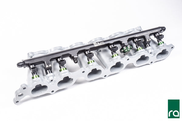 Radium Top Feed Conversion Fuel Rail - Toyota Supra JZA80 2JZ-GTE image 3