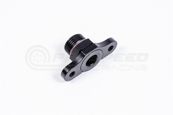Radium FPR Adaptor 8AN ORB, 11mm Bore, 39mm Spacing, M6 - Subaru WRX STI 01-07/Mitsubishi Evo X/Mazda MX-5/Toyota 2JZ image 1
