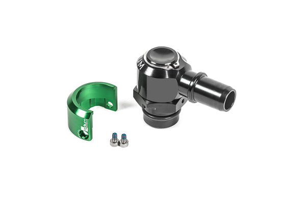 Radium Engineering V2 Quick Connect 19mm Male to 16mm SAE Male 90Deg image 1