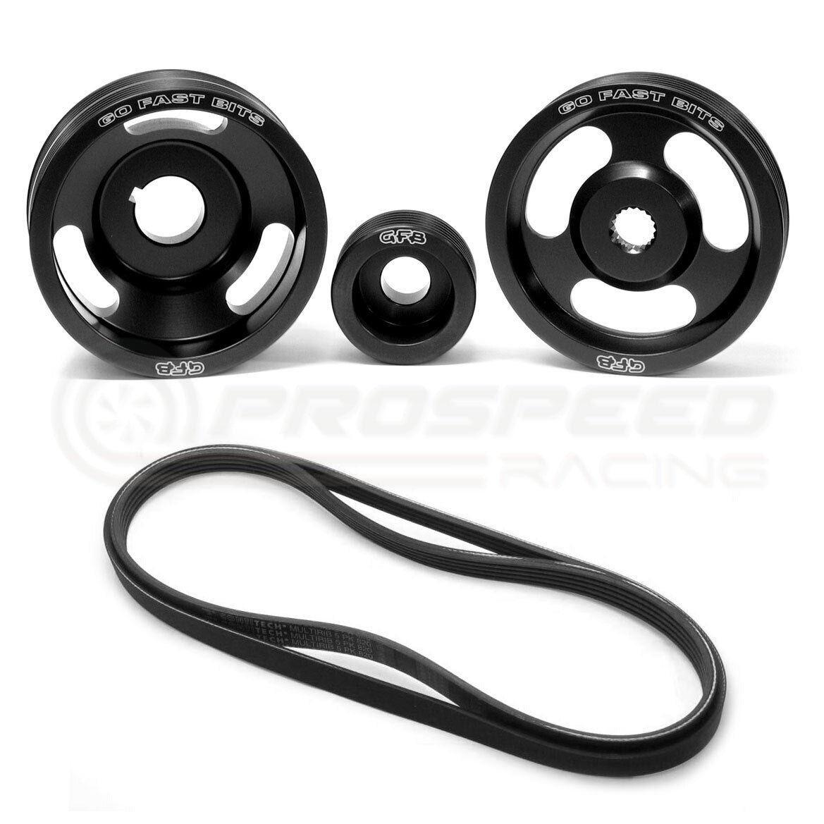 GFB Lightweight Underdrive 3 Pulley Kit image 1