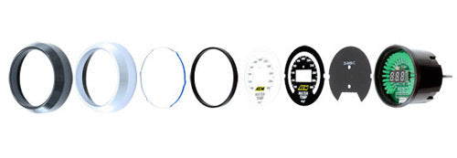 AEM 52mm Digital Boost Pressure Gauge -30-50psi