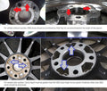 H&R Trak+ DRM Wheel Spacers PAIR 15mm Black