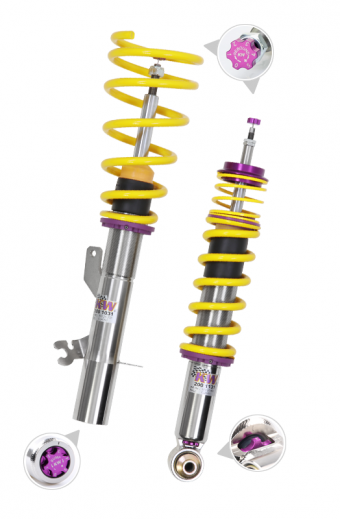 KW Suspension Variant 3 Inox Aluminium Coilovers