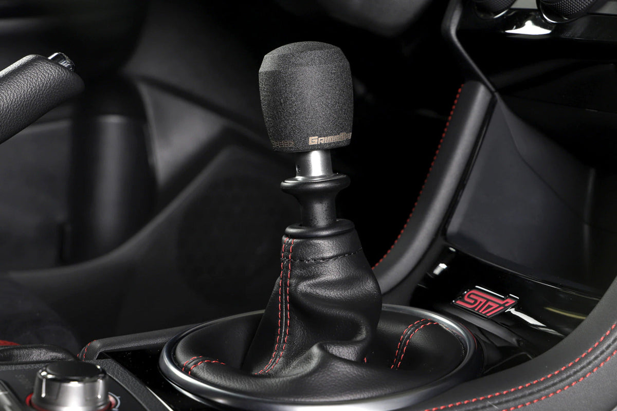 Grimmspeed Stubby Stainless Steel Shift Knob Black Powder Coat image 3