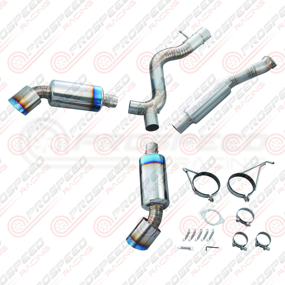 Tomei Expreme 80mm Titanium Cat Back Exhaust Dual Exit