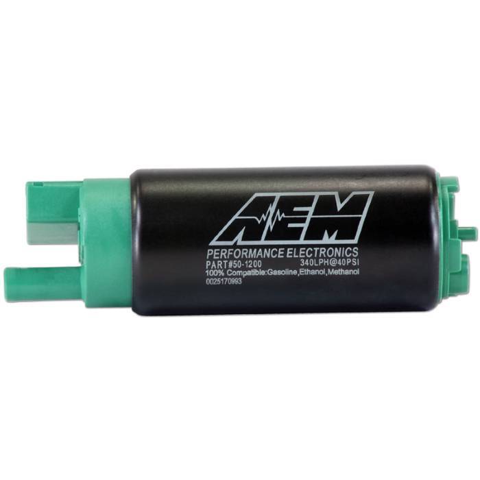 AEM 340LPH E85-Compatible High Flow In-Tank Fuel Pump (Offset Inlet) 50-1200 image 1