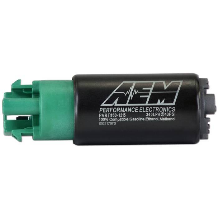 AEM 340LPH E85 High Flow In-Tank Fuel Pump (65mm, Hooks, Offset Inlet) 50-1215 image 3