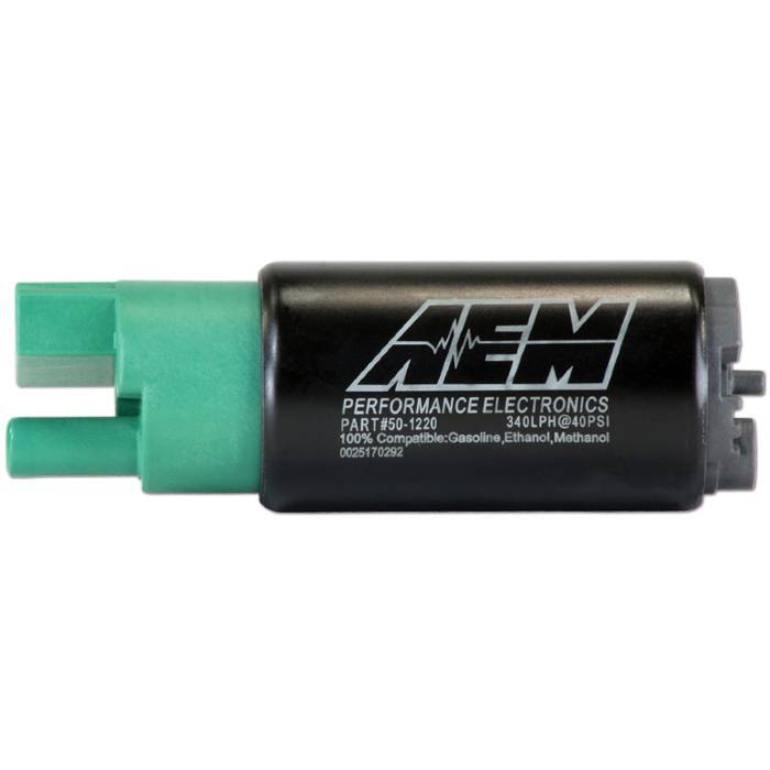 AEM 340lph E85 High Flow In-Tank Fuel Pump (65mm, No-Hooks, Offset Inlet), WRX/STI/FXT/LGT, R35 GTR image 3