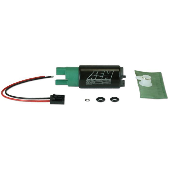 AEM 340lph E85 High Flow In-Tank Fuel Pump (65mm, No-Hooks, Offset Inlet), WRX/STI/FXT/LGT, R35 GTR image 2