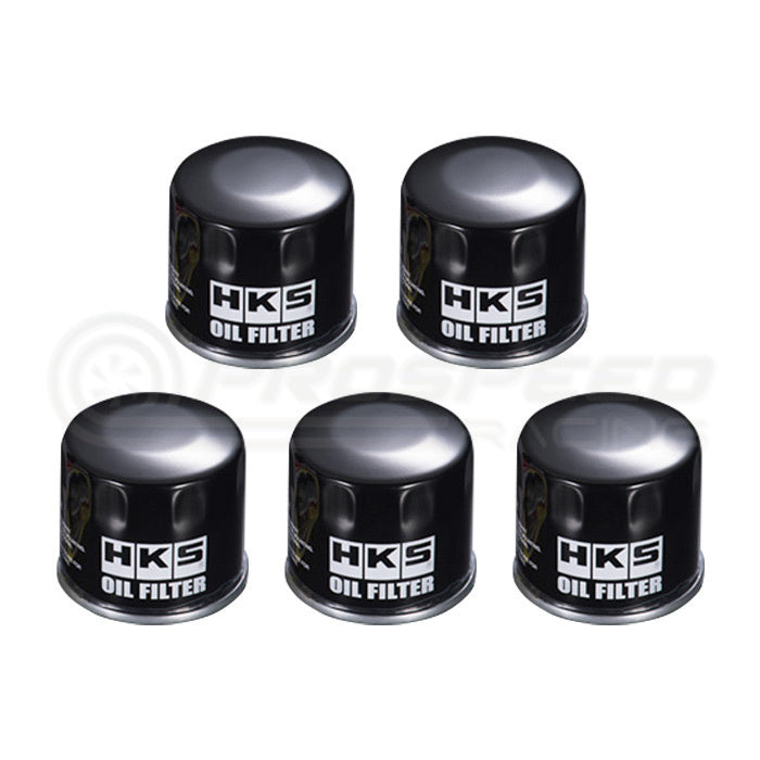 HKS Oil Filter 5PK - Subaru WRX/STI/FXT/LGT/BRZ/Toyota 86 (EJ/FA/FB) 52009-AK005 | Pro Speed Racing