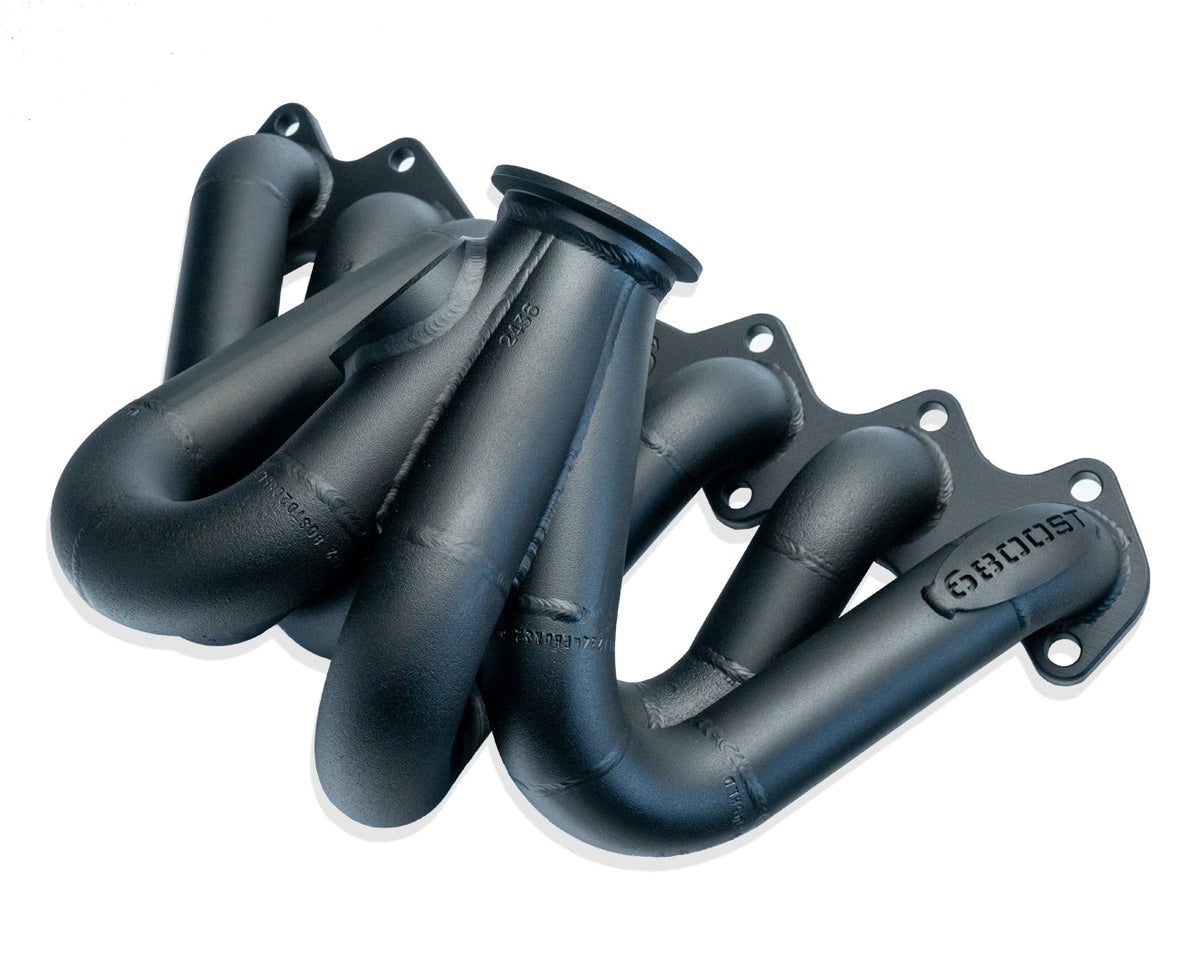 6Boost Toyota 2JZ-GTE V-band exhaust manifold
