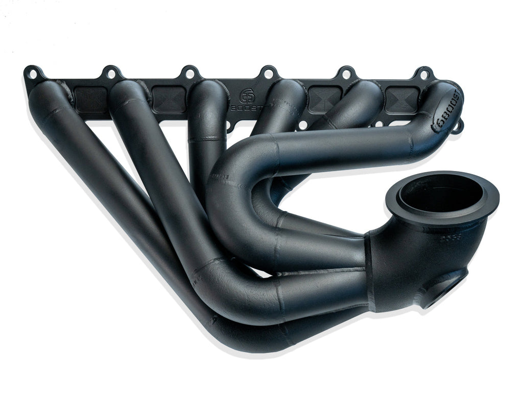 6Boost Ford Barra forward-position Pro Mod exhaust manifold