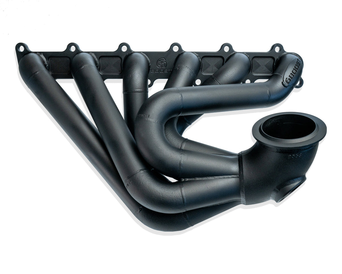 6Boost Ford Barra forward-position Pro Mod exhaust manifold