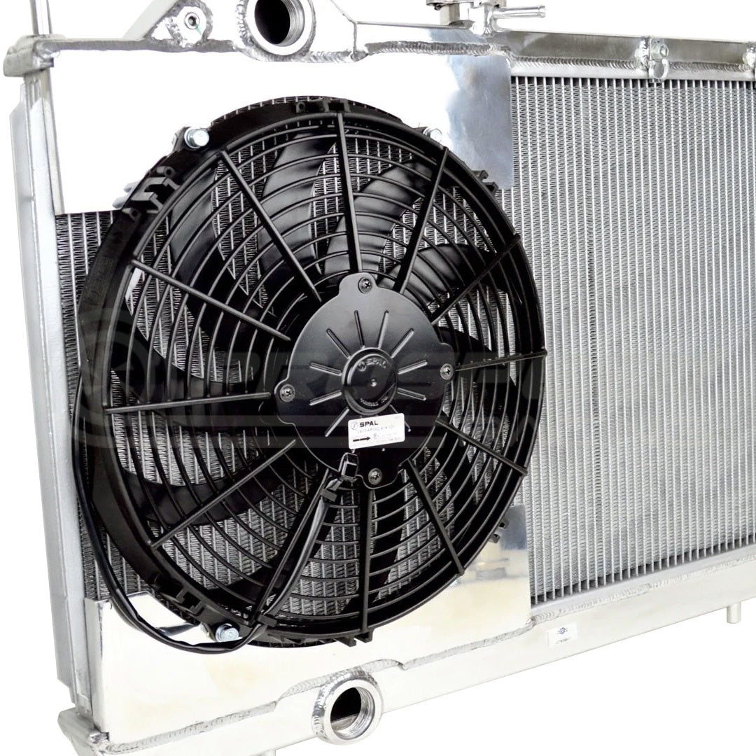 CSF Racing 1-Row 31mm Ultra High Performance Aluminium Radiator w/12" Fan & Shroud image 2