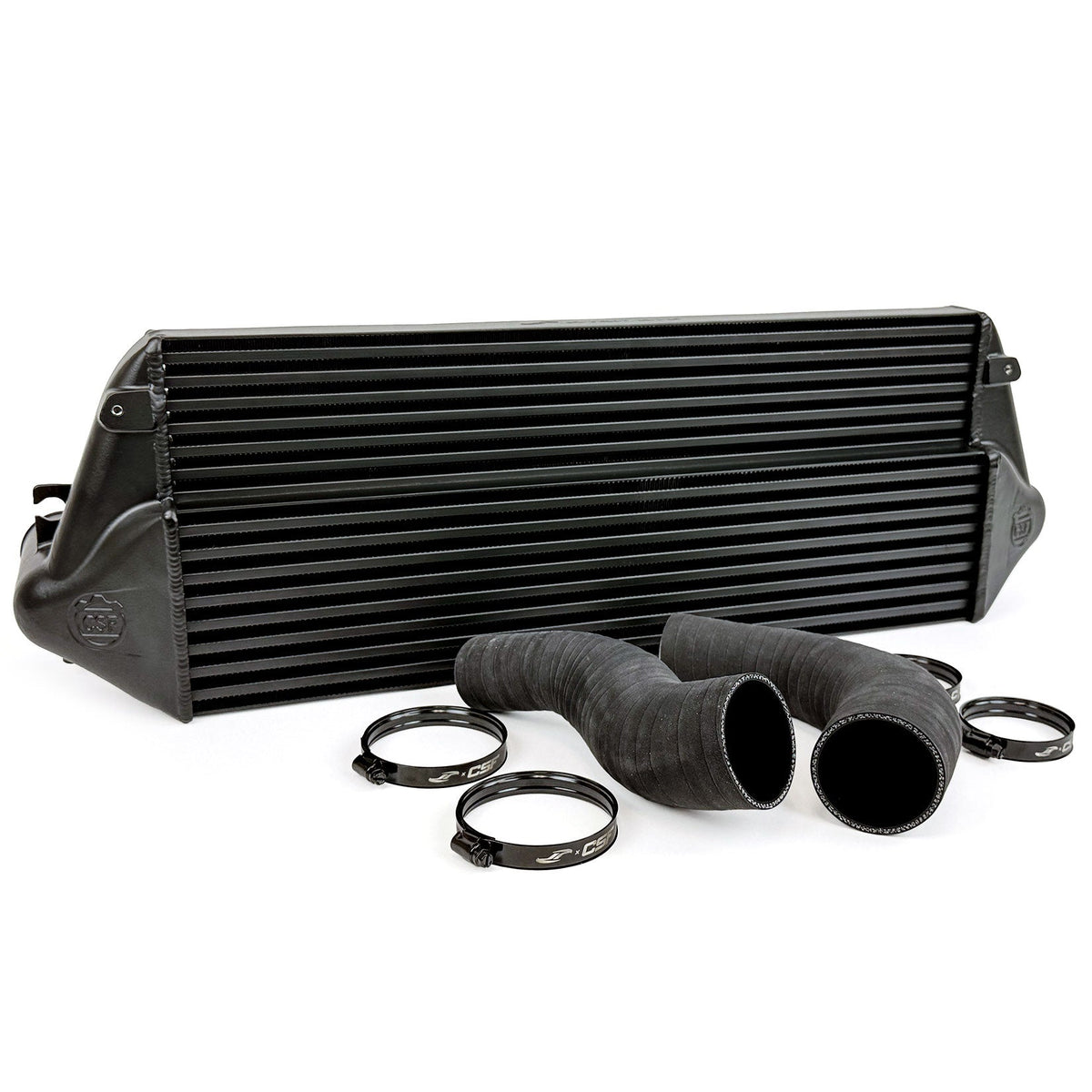 CSF Racing High Performance Stepped Core Intercooler Black image 1