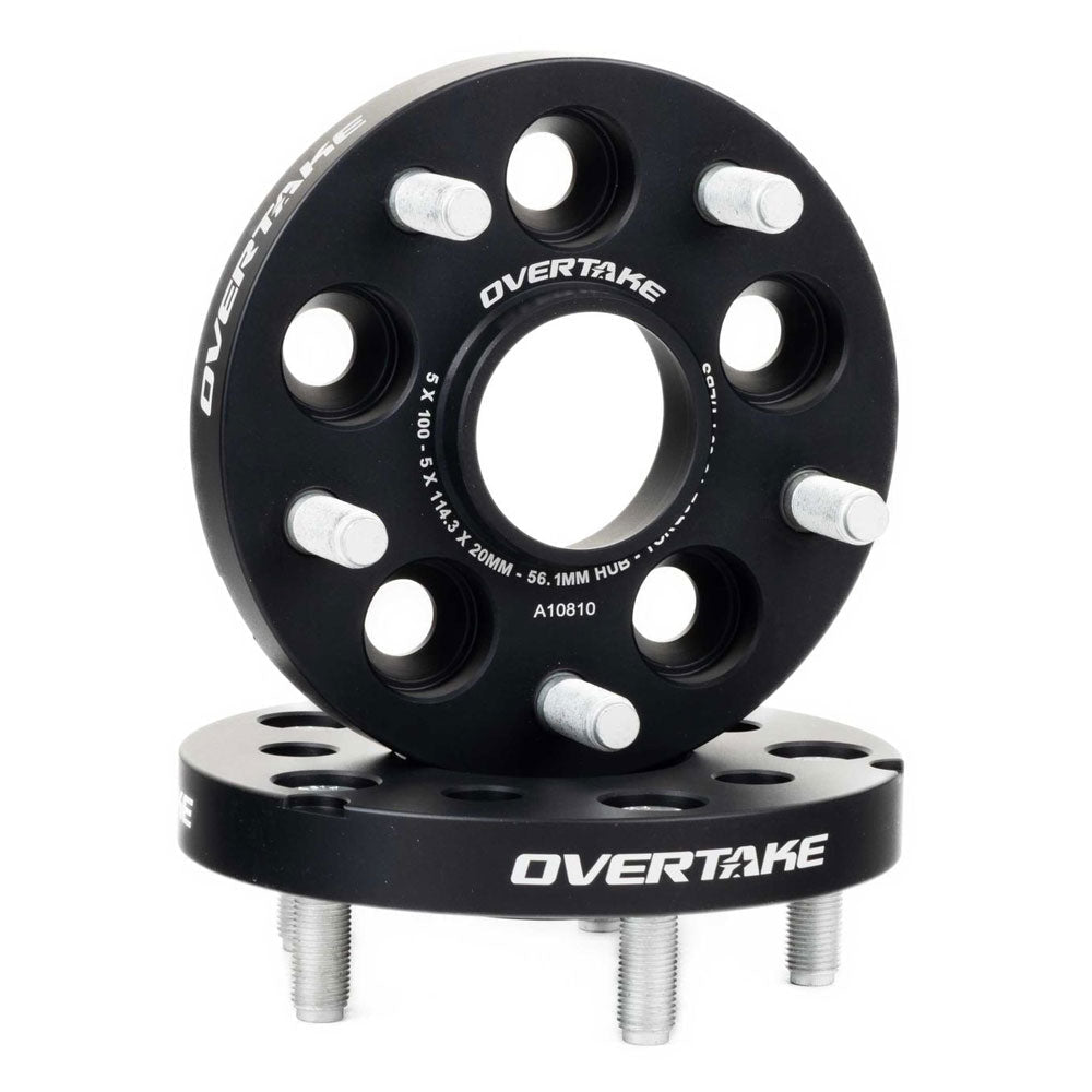 Overtake Bolt On Conversion Adaptor Wheel Spacers Pair 20mm 5x100 to 5x114.3 image 2