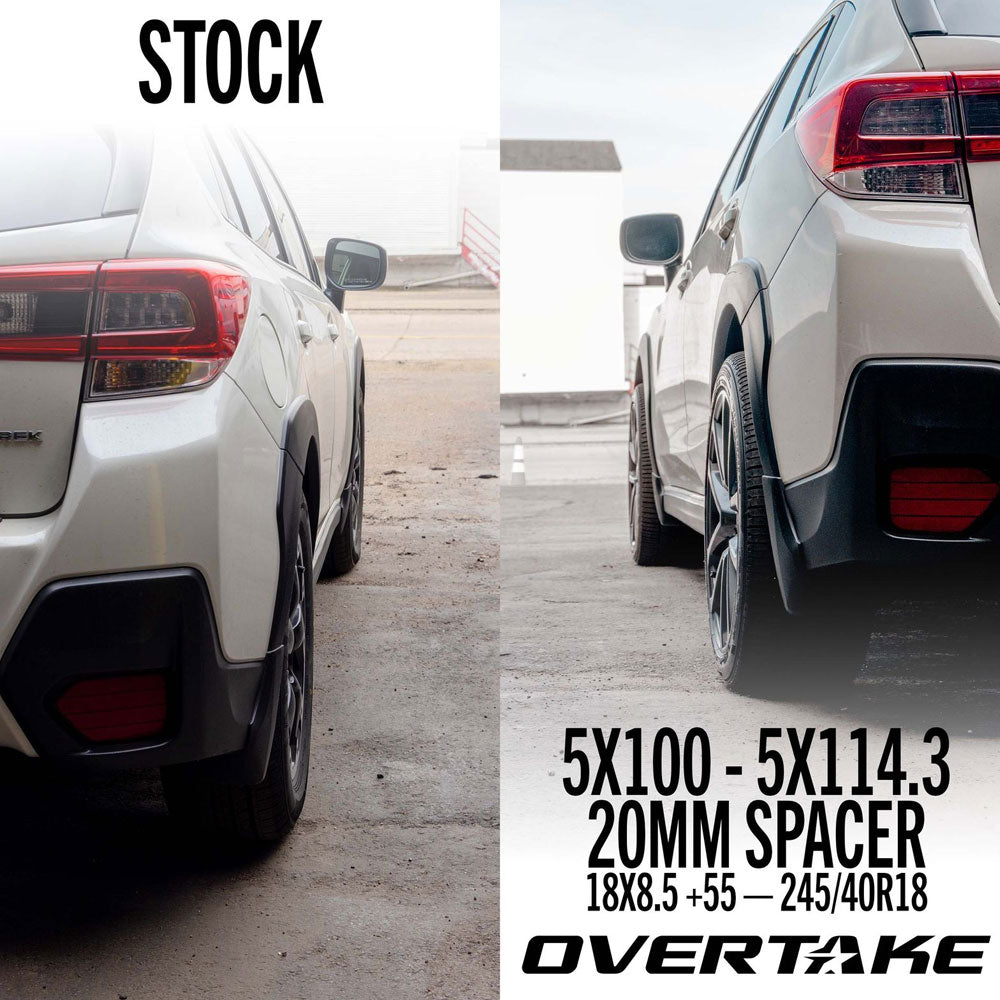 Overtake Bolt On Conversion Adaptor Wheel Spacers Pair 20mm 5x100 to 5x114.3 image 3