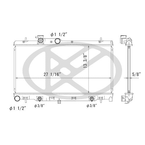 Koyorad OEM Replacement Radiator image 2