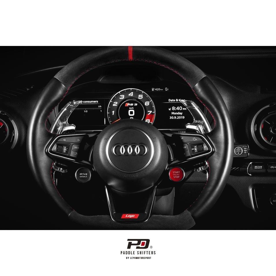 LEYO Clear Paddle Shift Extension - Audi RS Paddle Applications - AA003C