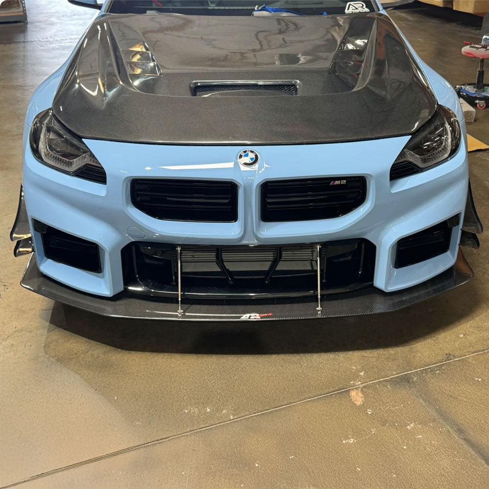 APR Performance Carbon Fibre Front Bumper Canards — BMW M2 G87 AB-520224