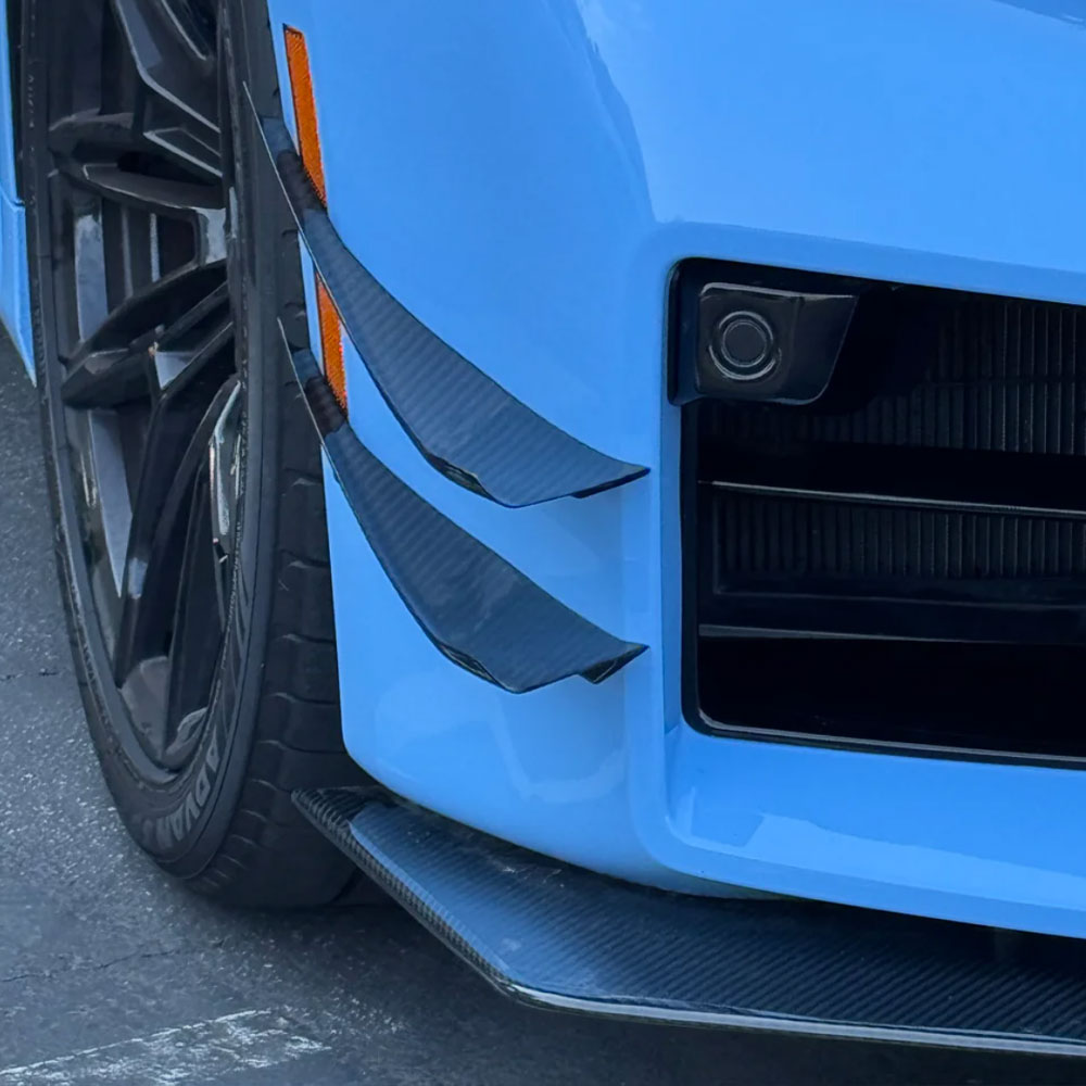 APR Performance Carbon Fibre Front Bumper Canards — BMW M2 G87 AB-520224