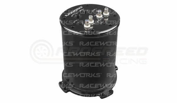 Raceworks Twin Pump Surge Tank 2.8L - Suits 39mm-40mm Intank Pumps