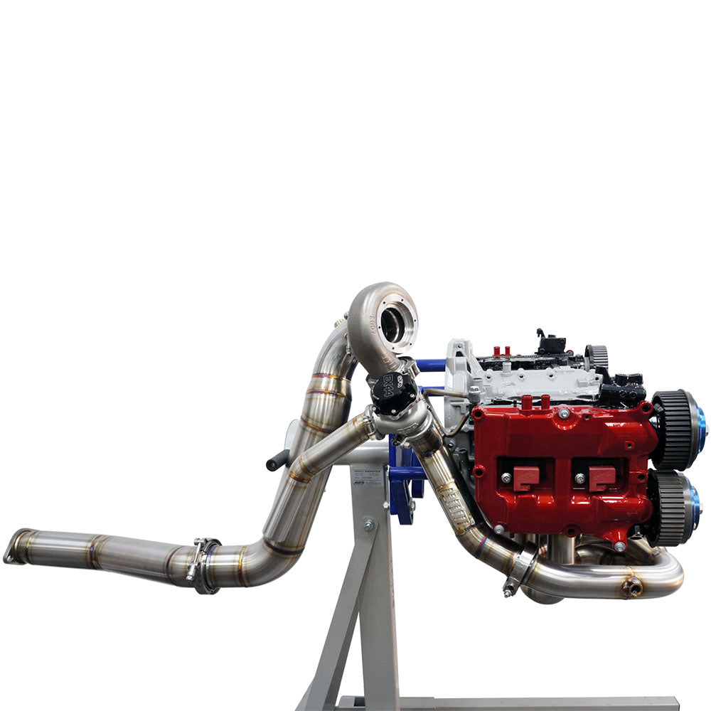 BNM Performance Fab Single Scroll Unequal Length Rotated Twist Mount Turbo Kit w/3.5" Down-Pipe