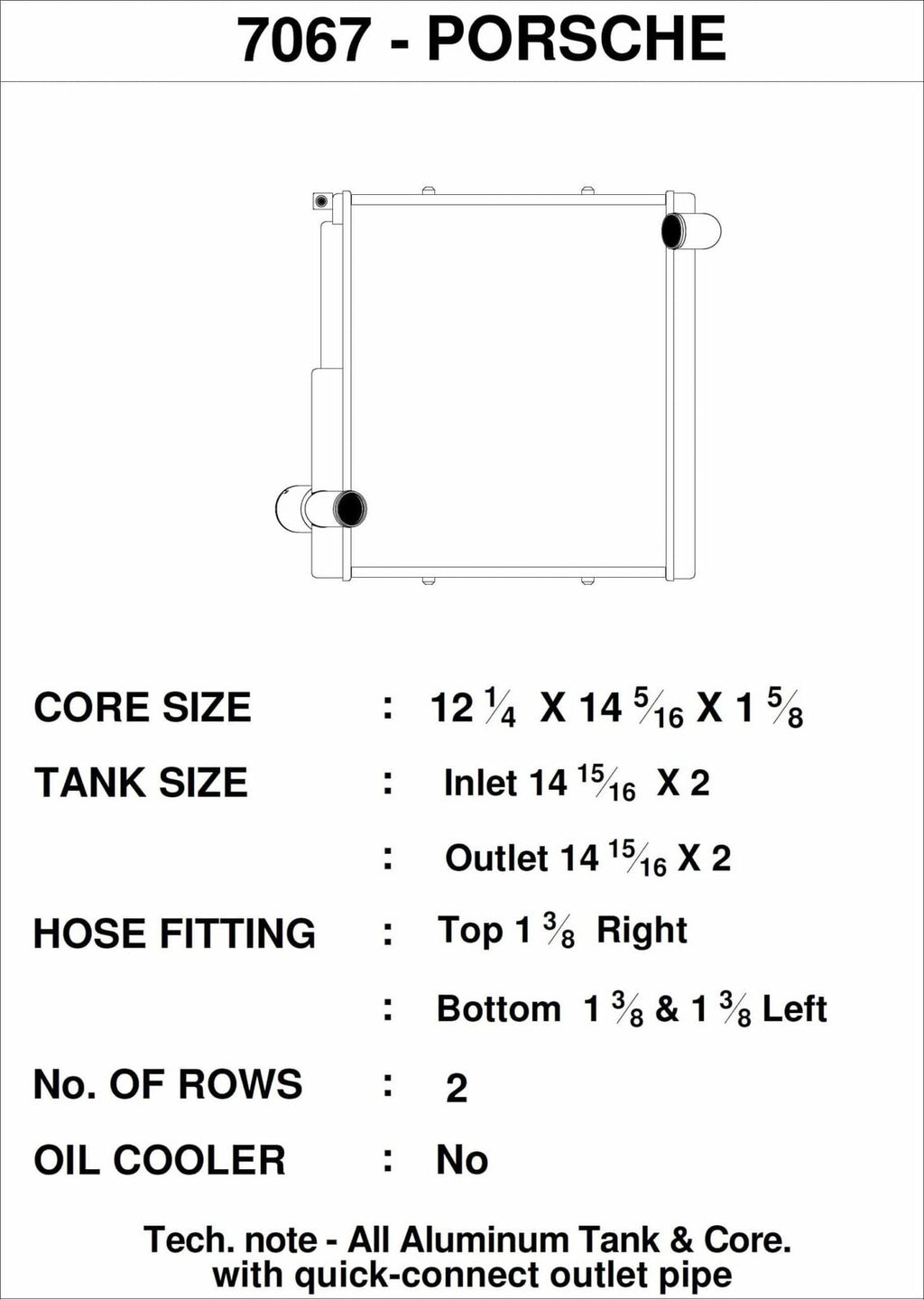 CSF Racing Aluminium Radiator image 2