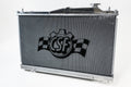 CSF Racing 2-Row 42mm Race Spec Aluminium Radiator Raw Finish image 1