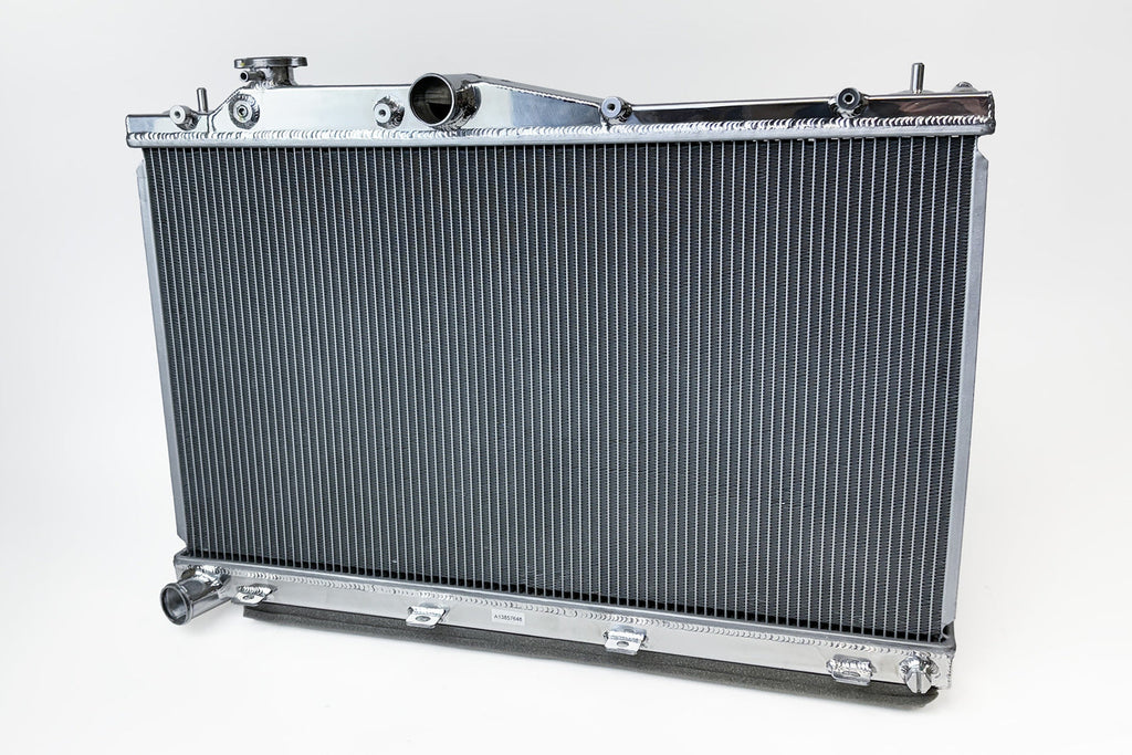 CSF Racing 2-Row 42mm Race Spec Aluminium Radiator Raw Finish image 2