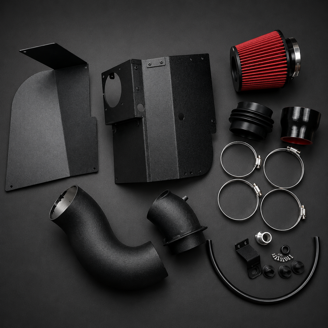 VCTR Performance VW Golf GTI MK8 / Audi A3 8Y Cold Air Intake Pipe — Black