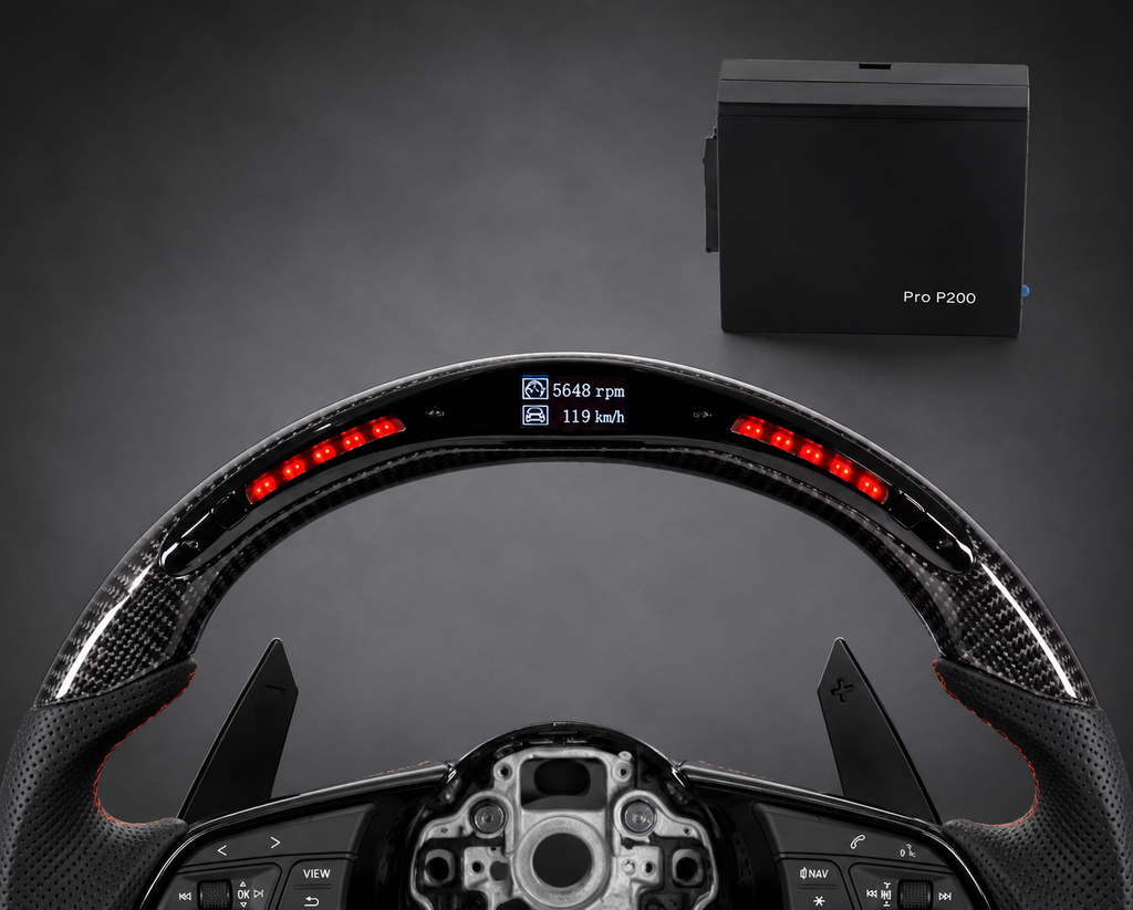 VCTR Performance Audi Carbon Fibre LED Steering Wheel