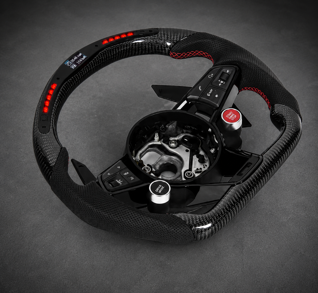 VCTR Performance Audi Carbon Fibre LED Steering Wheel