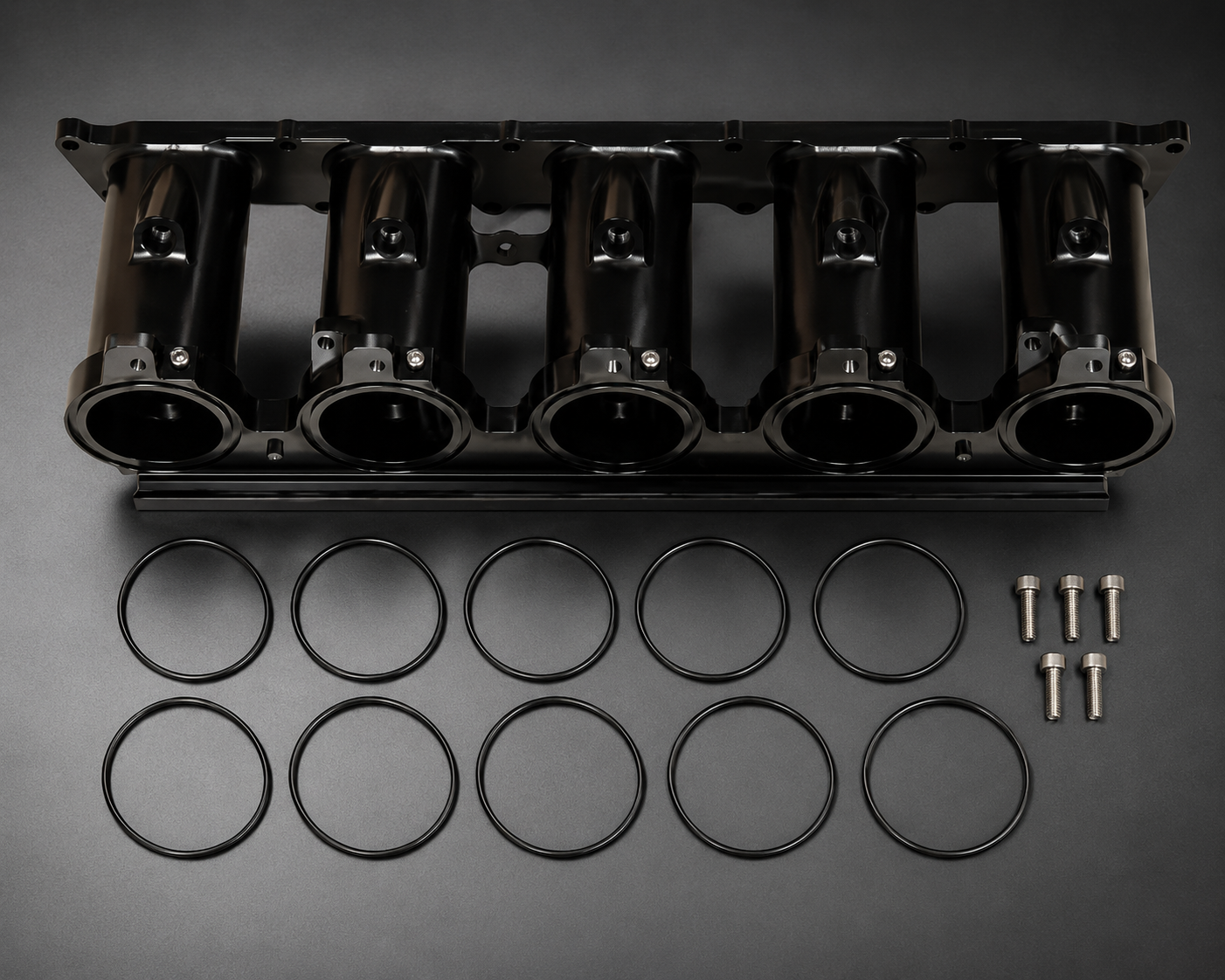 VCTR Performance Audi RS3 8V / TTRS 8S EA855 Billet Intake Runner Kit — Black
