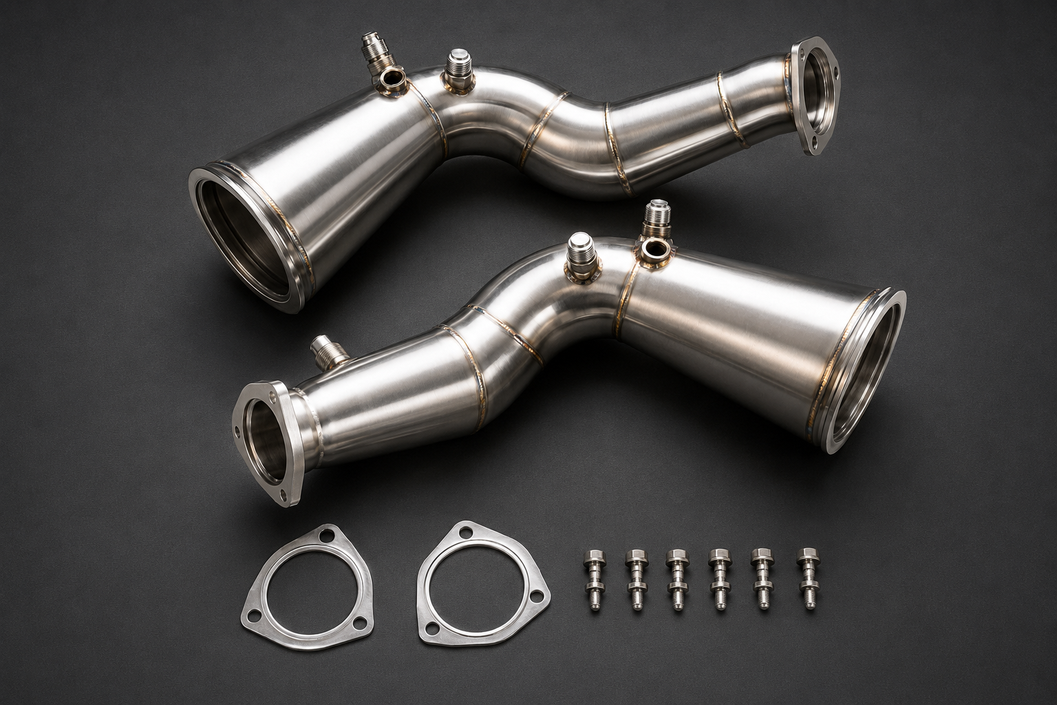 VCTR Performance Audi RS6/RS7 C8 4.0T Catless Downpipe Kit — OPF Model
