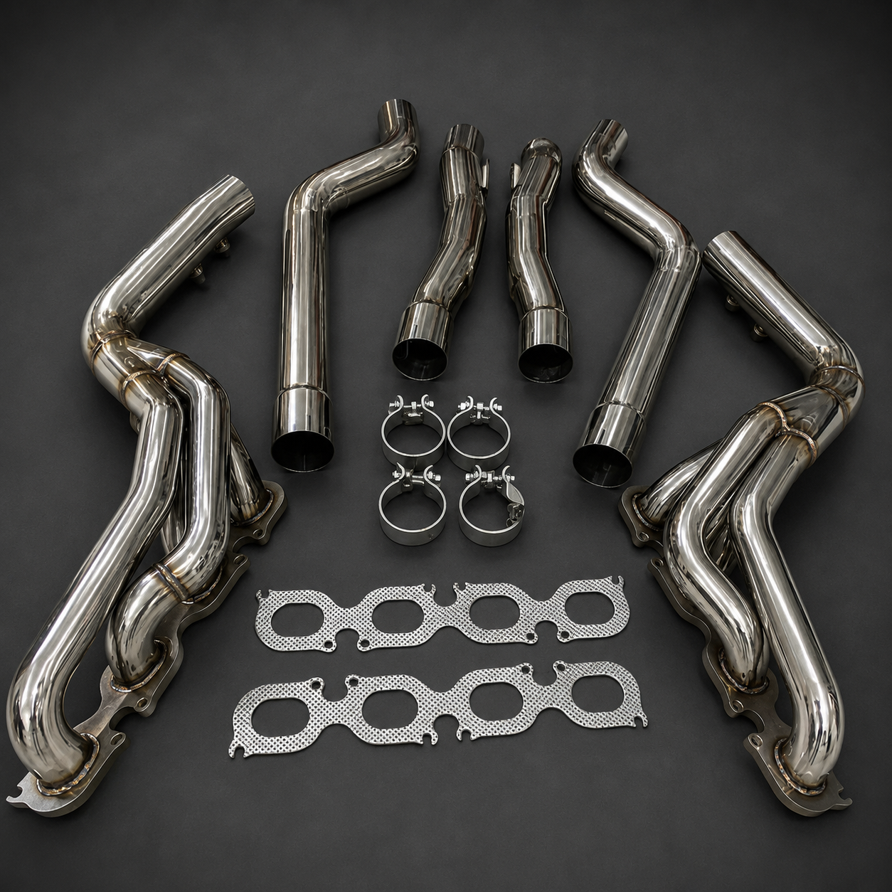 VCTR Performance Mercedes-AMG C63 W204 Catless Header & Midpipe Kit
