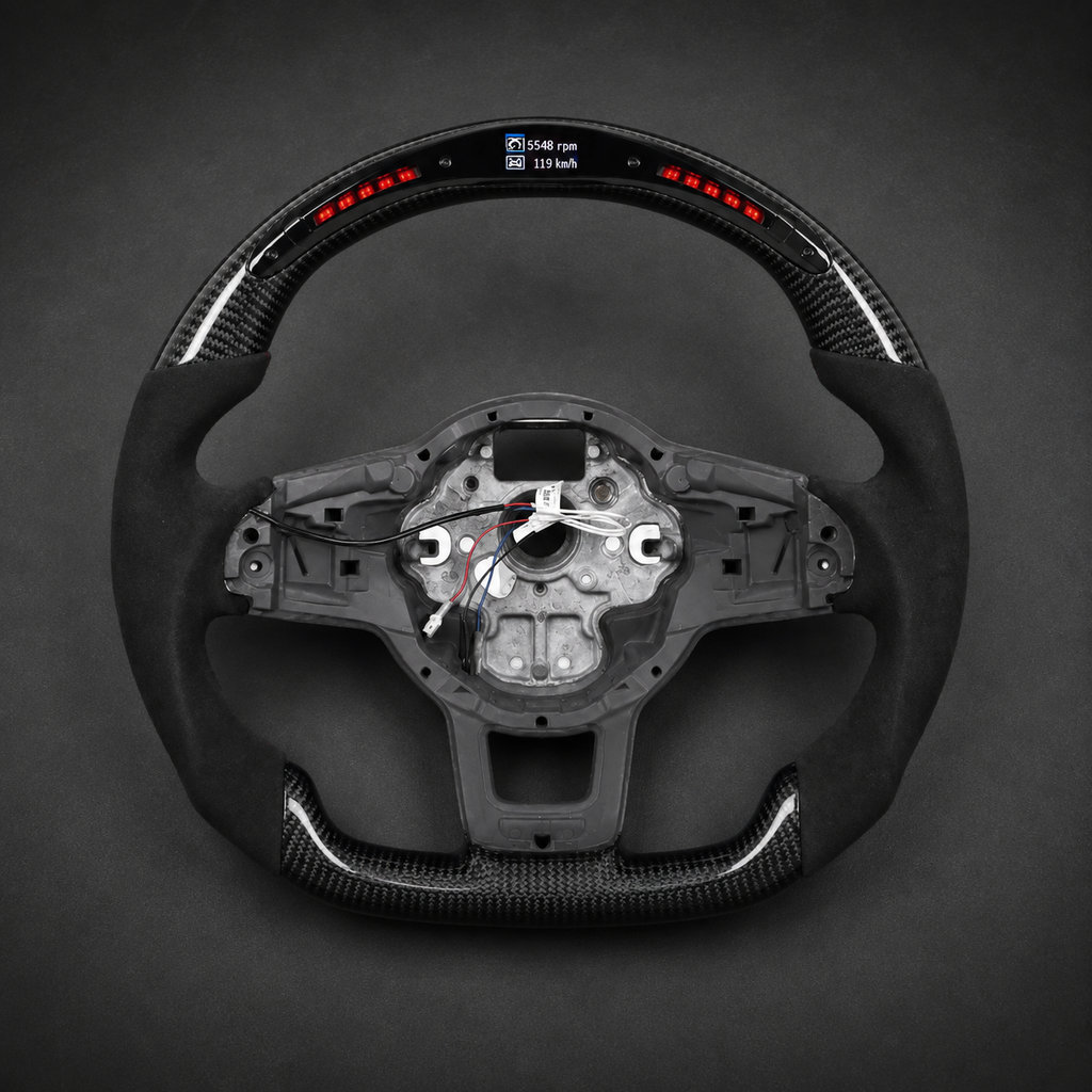 VCTR Performance VW Golf GTI/Golf R MK7 Alcantara LED Steering Wheel Upgrade