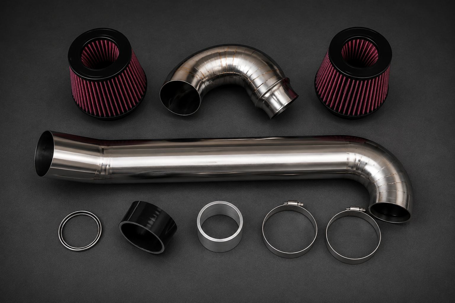 VCTR Performance BMW M2/M3/M4 G8X S58 Titanium Intake System — 89mm