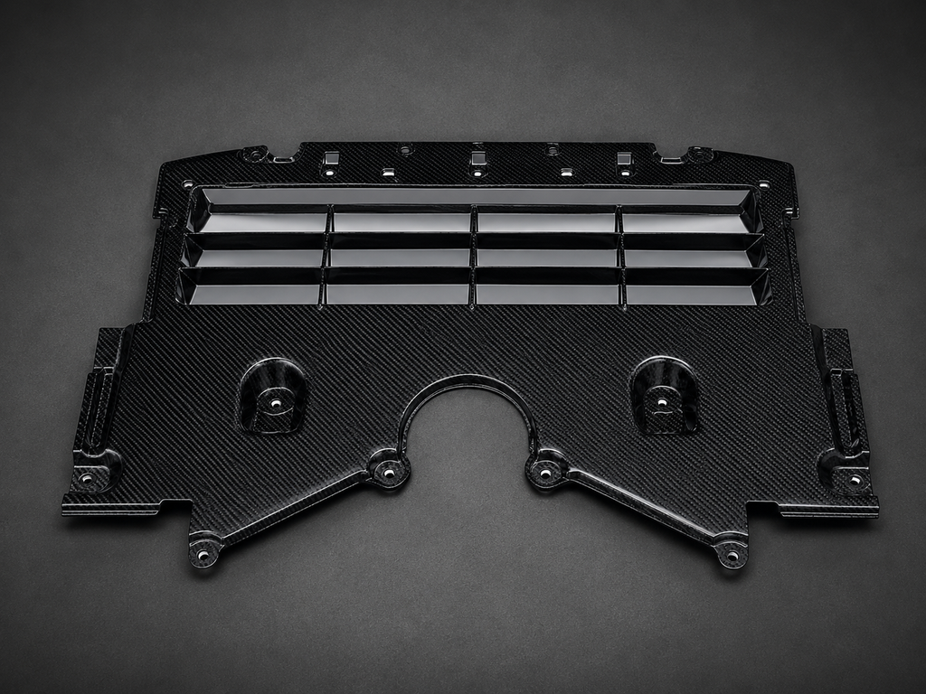 VCTR Performance BMW M3/M4 G8X Carbon Fibre Oil Cooler Shield