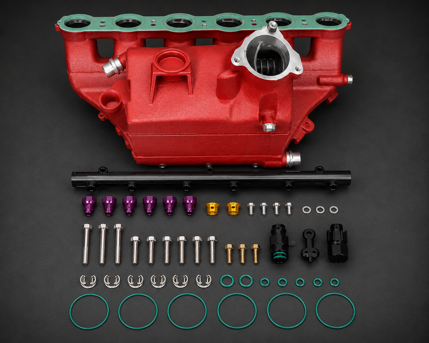 VCTR Performance BMW M2/M3/M4 G8X S58 Billet Intake Manifold — Red
