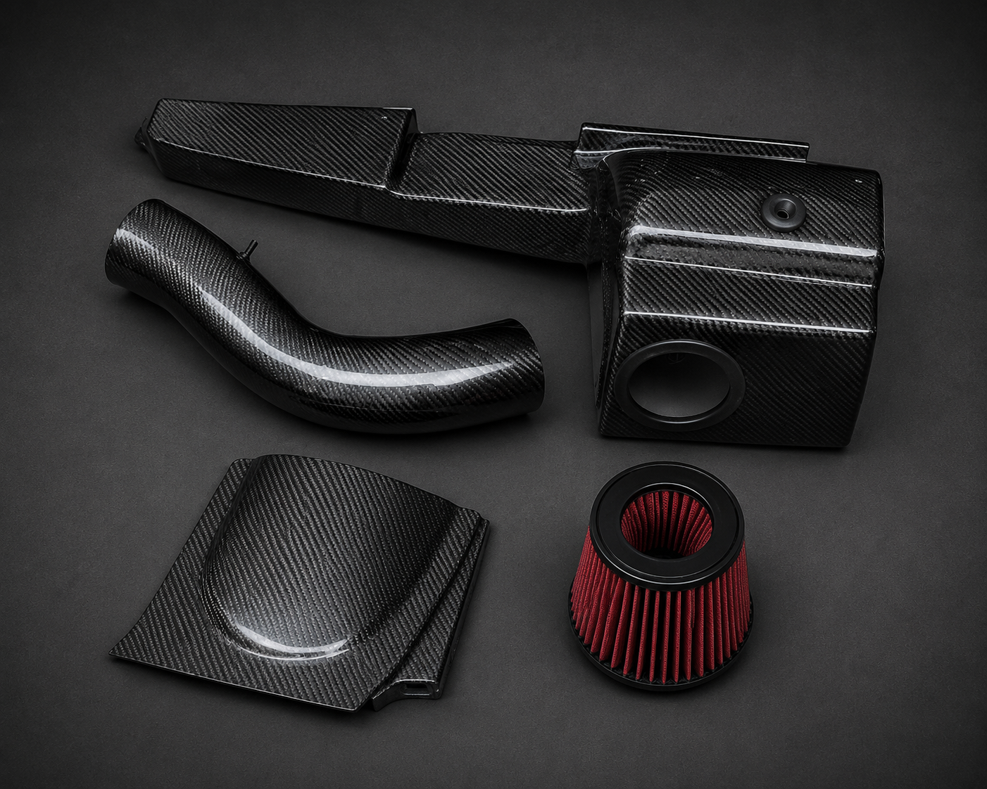 VCTR Performance Audi A3/S3 8V / VW Golf MK7 Carbon Fibre Intake Pipe Kit