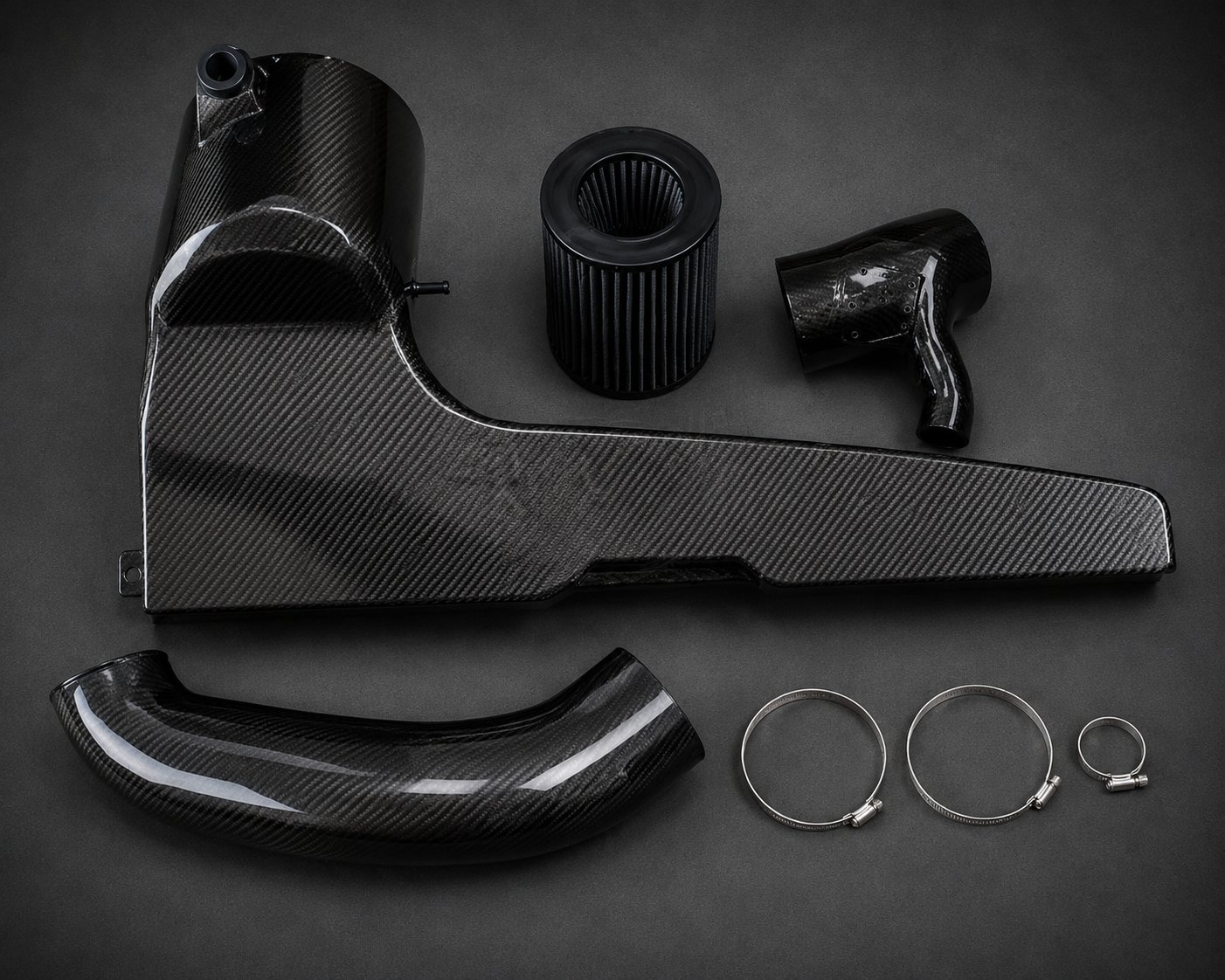 VCTR Performance MK8 R/S3 8Y Carbon Fibre Intake System — Gloss