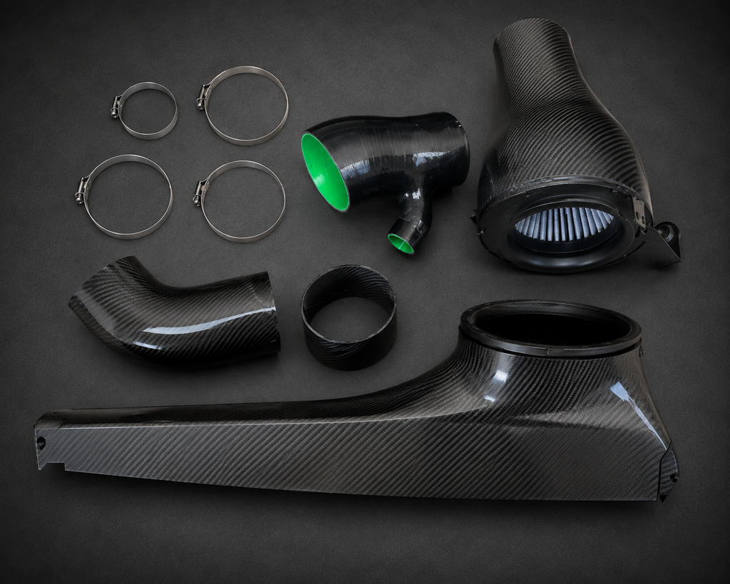 VCTR Performance VW Golf R MK8 Carbon Fibre Intake System — Matte