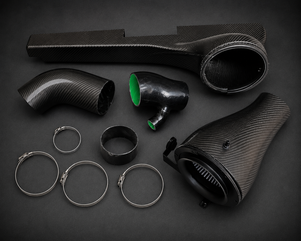 VCTR Performance VW Golf R MK8 Carbon Fibre Intake System — Matte