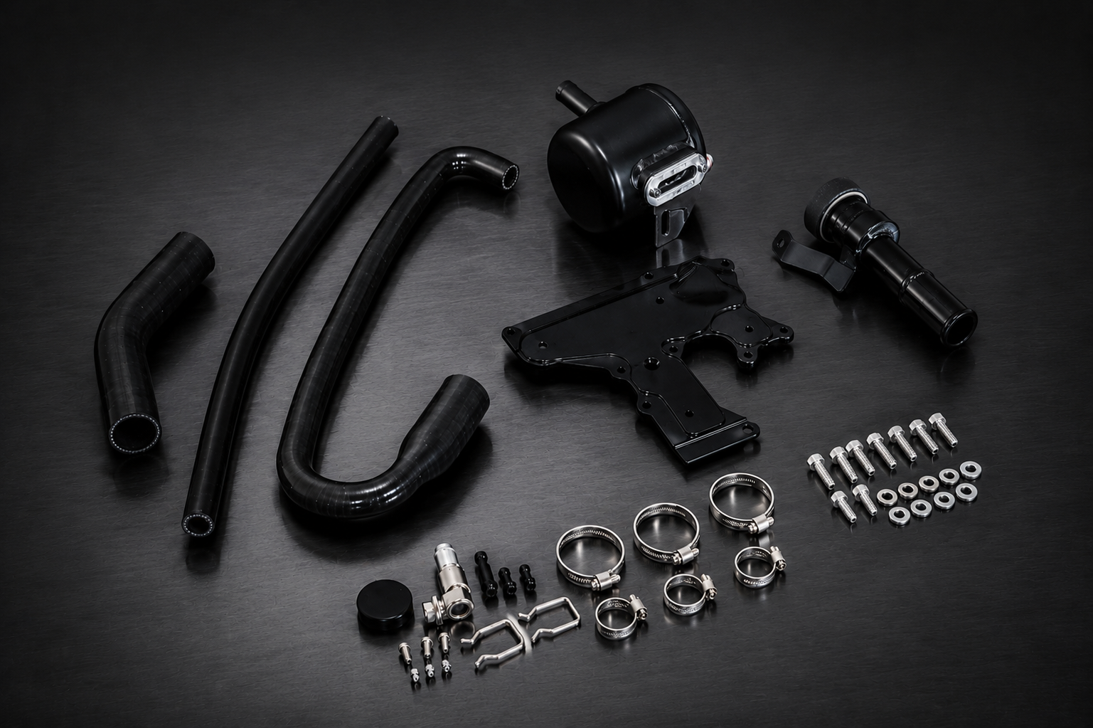 VCTR Performance Audi A3 8P / VW Golf MK5/MK6 Oil Catch Can Kit